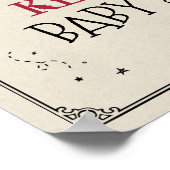 Harry Potter | Poster du Baby shower Hedwig (Coin)