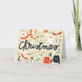 Harry Potter | Prettig Kerstfeest met Festieve Pic Feestdagen Kaart (Voorkant)