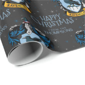 Harry Potter | Ravenclaw Crest - Fijne Kerstmis Cadeaupapier (Rol Hoek)