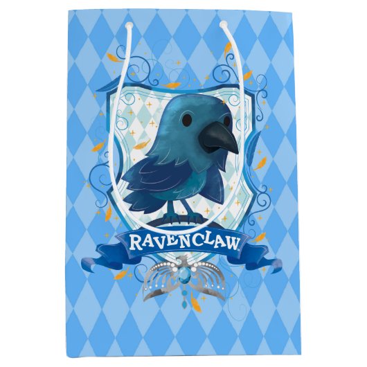 Harry Potter | RAVENCLAW™ Crest opladen Medium Cadeauzakje (Voorkant)