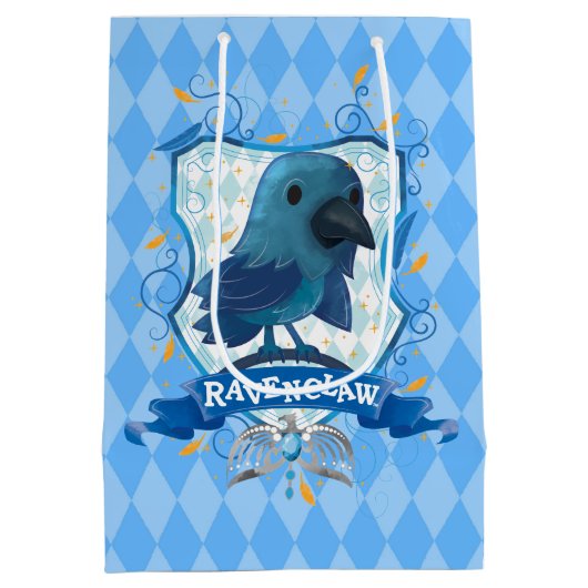 Harry Potter | RAVENCLAW™ Crest opladen Medium Cadeauzakje (Achterkant)
