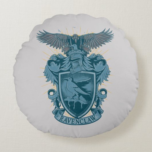 Harry Potter | Ravenclaw Crest Rond Kussen (Voorkant)