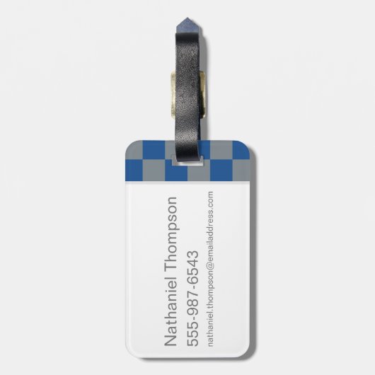 Harry Potter | Ravenclaw House Pride Crest Bagagelabel (Achterkant verticaal)