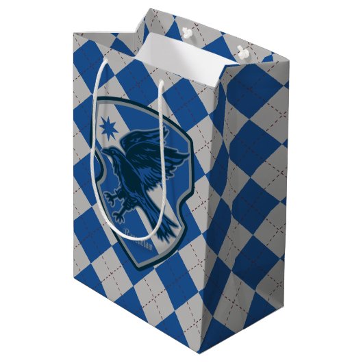 Harry Potter | Ravenclaw House Pride Crest Medium Cadeauzakje (Achterkant Gekanteld)