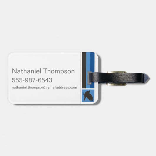 Harry Potter | Ravenclaw House Pride Graphic Bagagelabel (Achterkant horizontaal)