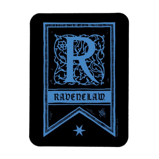 Harry Potter | Ravenclaw Monogram Banner Magneet (Verticaal)