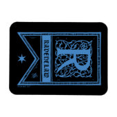 Harry Potter | Ravenclaw Monogram Vlag Magneet (Horizontaal)