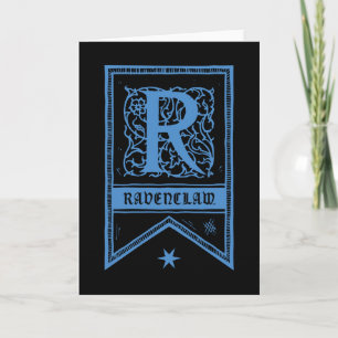 Harry Potter Ravenclaw Monogram Vlag Notitiekaartje