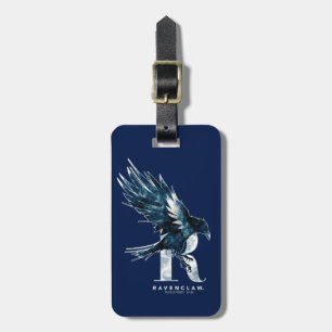Harry Potter RAVENCLAW™ Raven Watercolor Bagagelabel