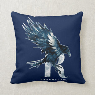 Harry Potter RAVENCLAW™ Raven Watercolor Kussen