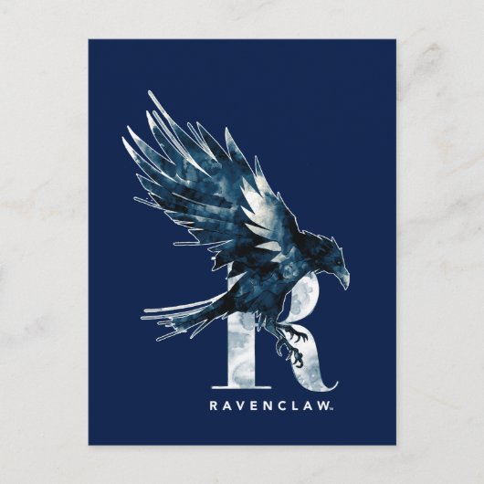 Harry Potter| RAVENCLAW™ Raven-Waterverf Briefkaart (Voorkant)