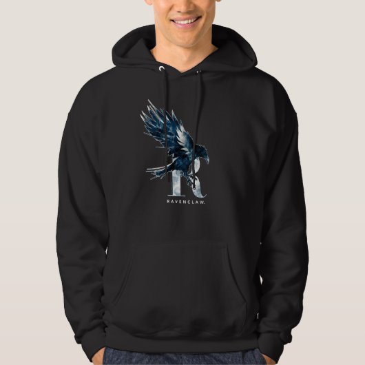 Harry Potter | RAVENCLAW™ Raven-Waterverf Hoodie (Voorkant)