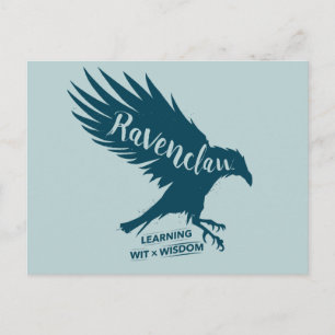 Harry Potter  RAVENCLAW™ Silhouette Typografie Briefkaart
