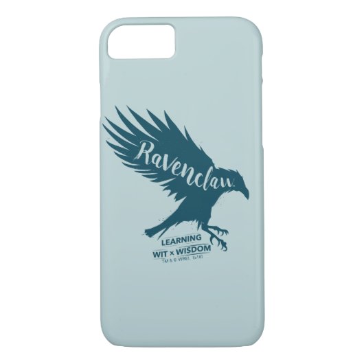 Harry Potter | RAVENCLAW™ Silhouette Typografie Case-Mate iPhone Case (Achterkant)