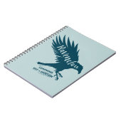 Harry Potter | RAVENCLAW™ Silhouette Typografie Notitieboek (Linkerzijde)