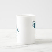 Harry Potter | RAVENCLAW™ Silhouette Typografie Porselein Kop (Voorkant)