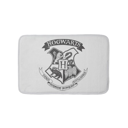 Harry Potter | Retro Hogwarts Crest Badmat (Voorkant)