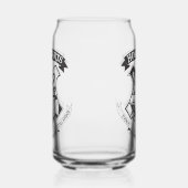 Harry Potter | Retro Hogwarts Crest Blikvorm Glas (Rechts)