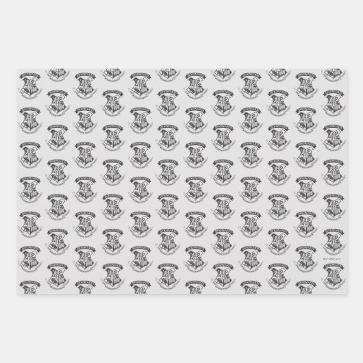 Harry Potter | Retro Hogwarts Crest Inpakpapier Vel (Voorkant)