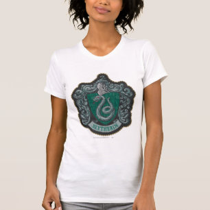 Harry Potter Retro Krachtig Slytherin Wapen T-shirt
