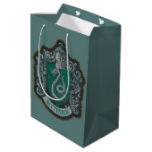 Harry Potter | Retro Mighty Slytherin Crest Medium Cadeauzakje (Achterkant Gekanteld)