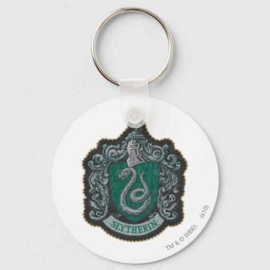 Harry Potter | Retro Mighty Slytherin Crest Sleutelhanger (Voorkant)