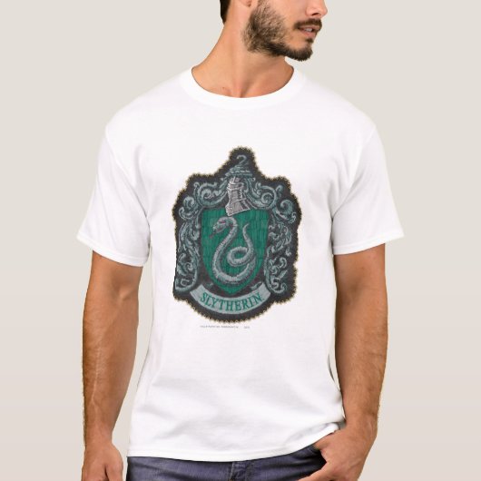 Harry Potter | Retro Mighty Slytherin Crest T-shirt (Voorkant)