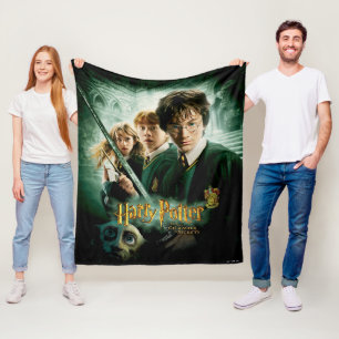 Harry Potter Ron Hermione Dobby Groepsfoto Fleece Deken