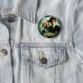 Harry Potter Ron Hermione Dobby Group Shot Ronde Button 5,7 Cm (In situ)