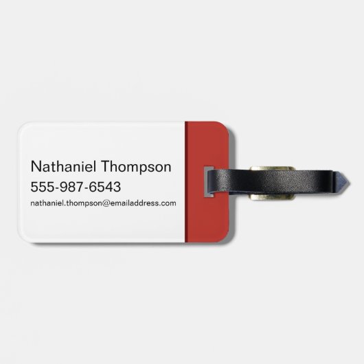 HARRY POTTER™, Ron & Hermione in Common Room Bagagelabel (Achterkant horizontaal)