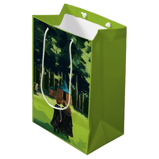 HARRY POTTER™, Ron & Hermione in Hagrid's Hut Medium Cadeauzakje (Voorkant Gekanteld)