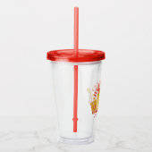 HARRY POTTER™ | Schattige HUFFLEPUFF™ Acryl Drinkbeker (Rechts)