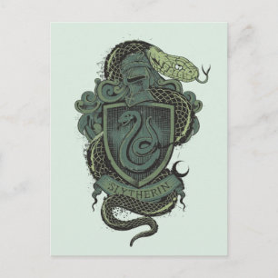 Harry Potter   Slytherin Crest Briefkaart