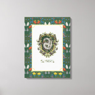 HARRY POTTER™ SLYTHERIN™ Crest Canvas Afdruk