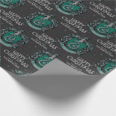 Harry Potter | Slytherin Crest - Fijne Kerstmis Cadeaupapier (Hoek)