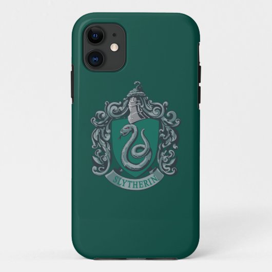 Harry Potter | Slytherin Crest Green Case-Mate iPhone Case (Achterkant)