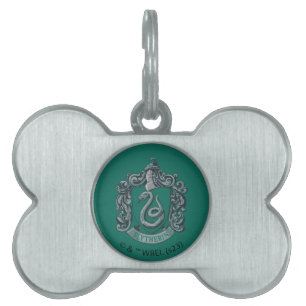 Harry Potter Slytherin Crest Green Huisdieren Naamplaatje