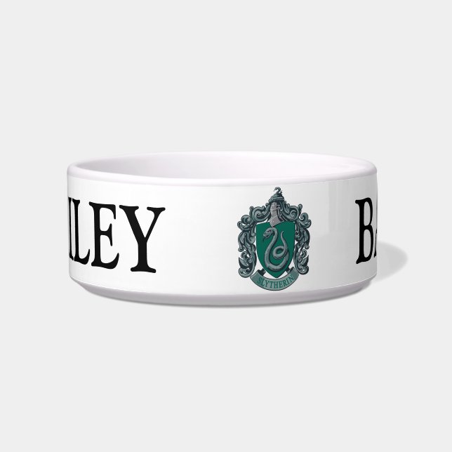 Harry Potter | Slytherin Crest Green Voerbakje (Voorkant)
