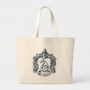Harry Potter   Slytherin Crest - Ice Blue Grote Tote Bag