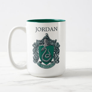 Harry Potter Slytherin Crest Jouw namen toevoe Tweekleurige Koffiemok