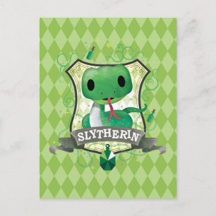 Harry Potter   SLYTHERIN™ Crest opladen Briefkaart