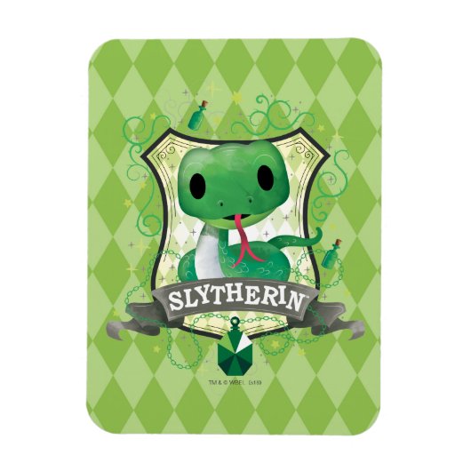 Harry Potter | SLYTHERIN™ Crest opladen Magneet (Verticaal)