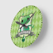 Harry Potter | SLYTHERIN™ Crest opladen Ronde Klok (Hoek)