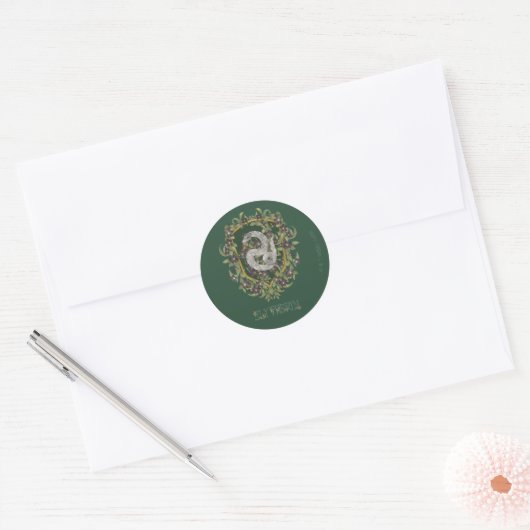 HARRY POTTER™ | SLYTHERIN™ Crest Ronde Sticker (Envelop)