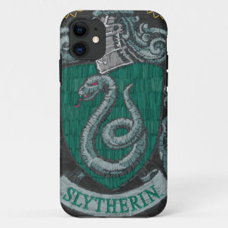 Harry Potter | Slytherin Crest - Vintage iPhone 11 Hoesje