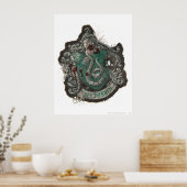 Harry Potter | Slytherin Crest - Vintage Poster (Keuken)