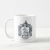 Harry Potter | Slytherin Crest - Zwart-wit Koffiemok (Links)