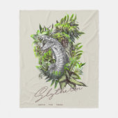 HARRY POTTER™ SLYTHERIN™ FLEECE DEKEN (Voorkant)