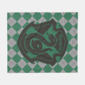 Harry Potter | Slytherin House Pride Crest Fleece Deken (Voorkant (Horizontaal))