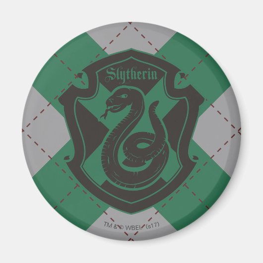 Harry Potter | Slytherin House Pride Crest Magneet (Voorkant)